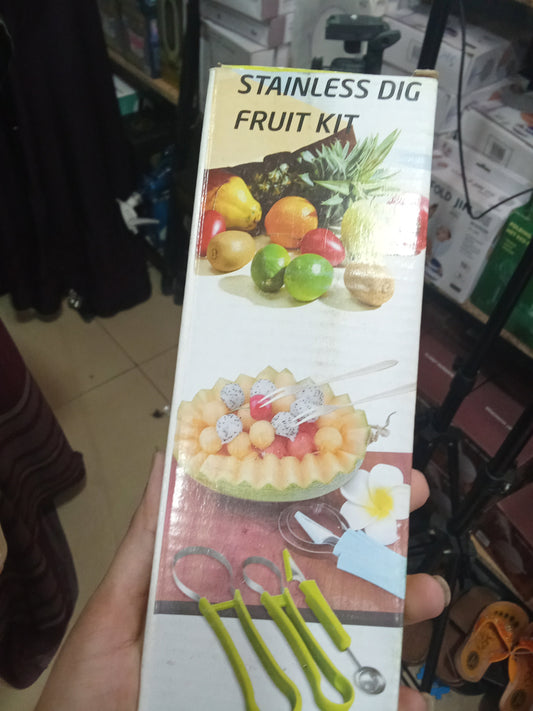 Stainless Dig Fruit Kit