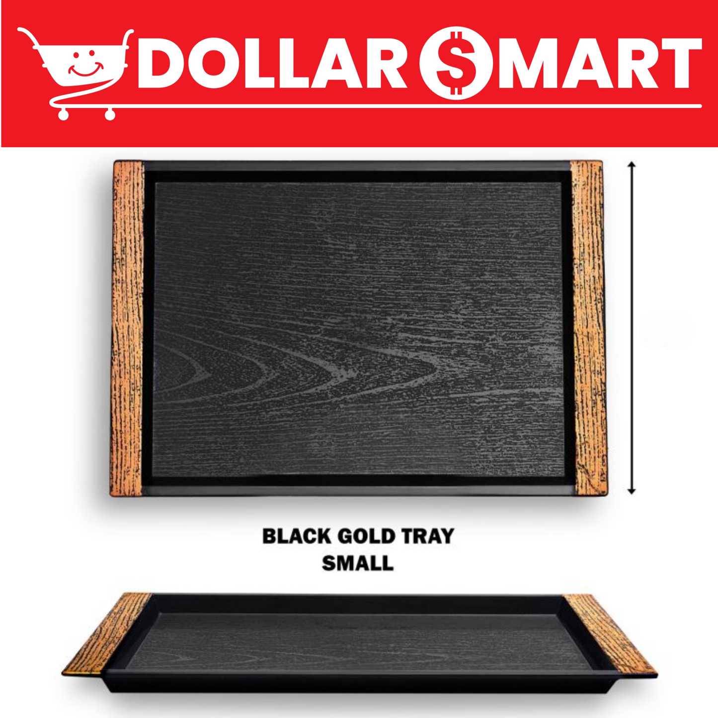 Black Gold Tray Small