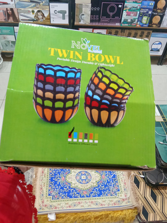 Twin Bowel Set 7PCS - Stainless Steel Bowls