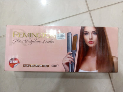 Remington Pro 980°F Hair Straightener – Ceramic Plates, Digital Temp Control & Free Sheglam Lipstick (Kiss of Love) | Salon-Quality Styling for All Hair Types