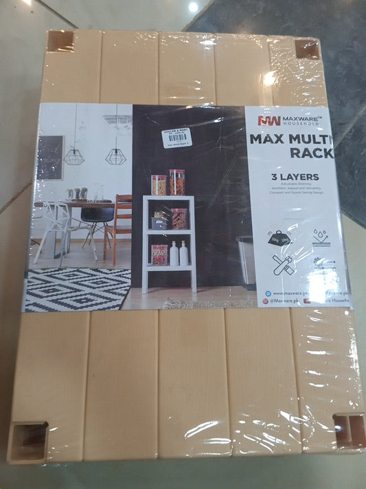 3-Layer Max Multi Storage Rack - Space Organizer