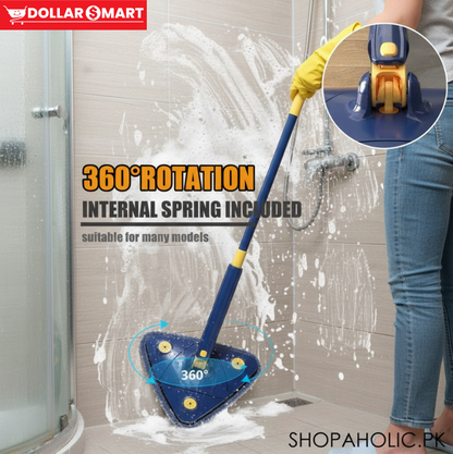 °360 Rotating Triangle Twister Mop