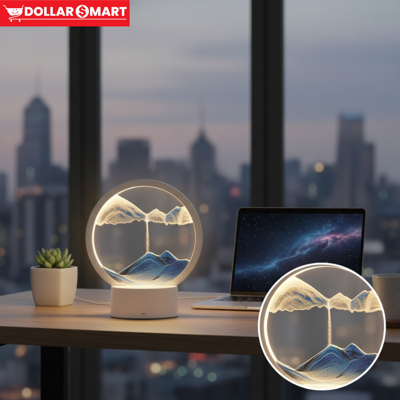 Desk Lamp Sand Painting