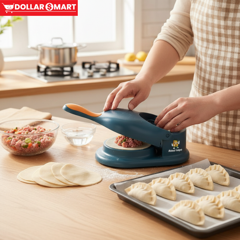 2-in-1  Dumpling Maker Mould Press - Dollar$ Mart