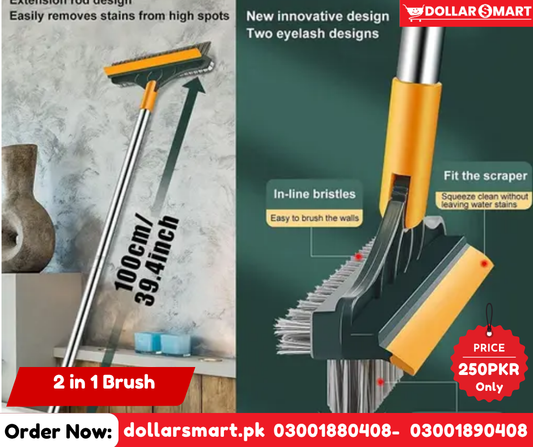2-in-1 Cleaning Brush with Scraper –  Cleaning brush