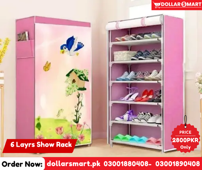 Shoe Rack - Shoe Cabinet - 6 layers rack