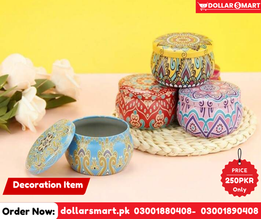Decoration Item - Candle Jar - Tahyaa Box