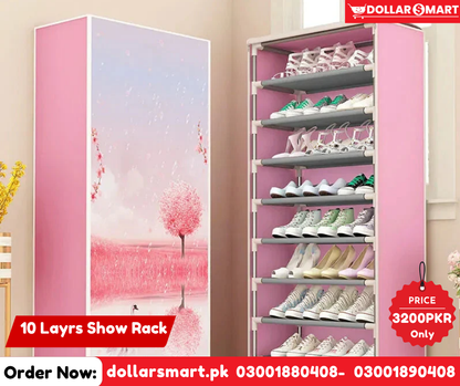 Shoe Rack - Shoe Cabinet - 10 layers rack