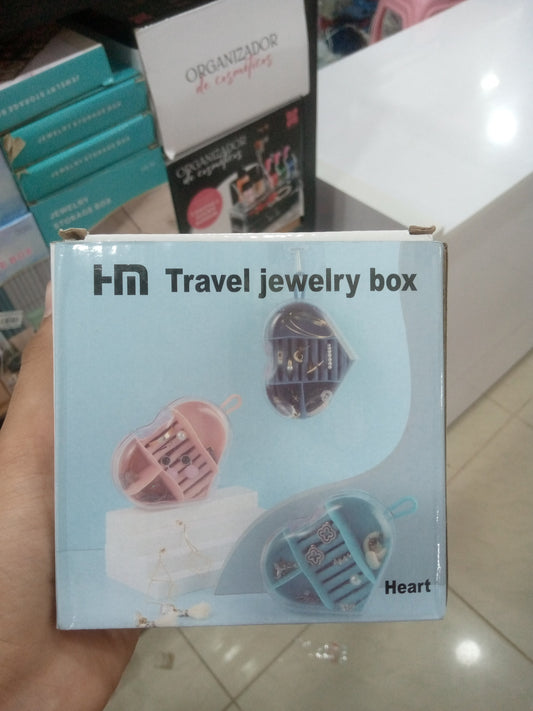 TRAVEL JEWELRY BOX HEART
