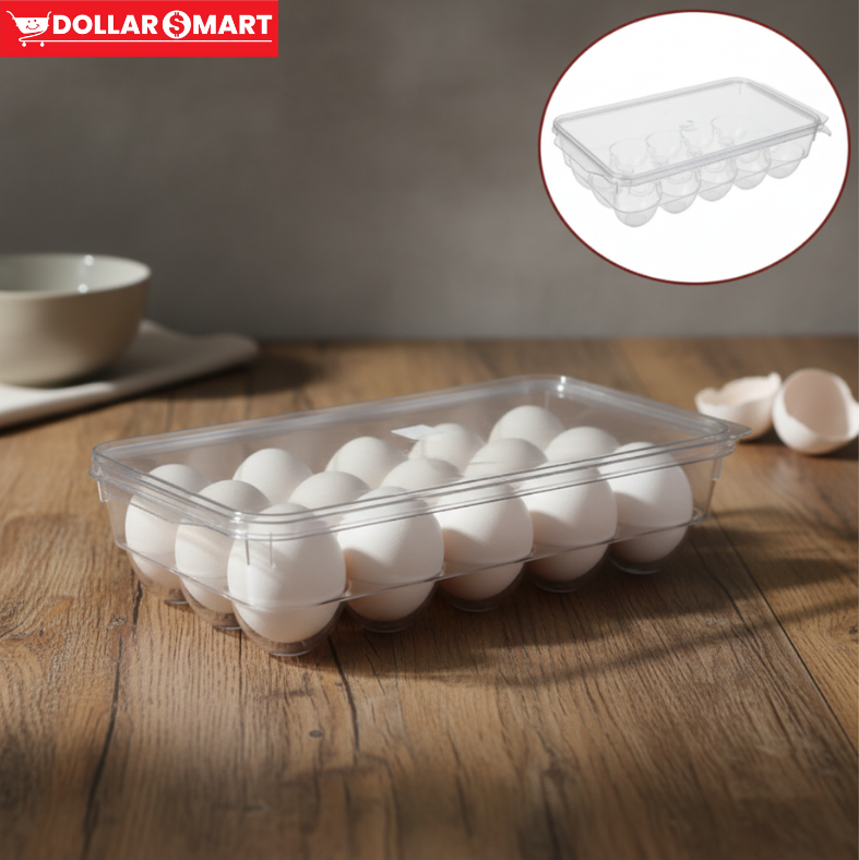 18 Grid Egg Box by Dollar$ Mart - front view