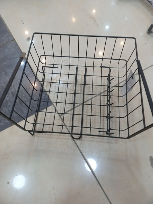 Multipurpose Cabinet Shelf Metal - Sturdy Storage for Kitchen & Bathroom