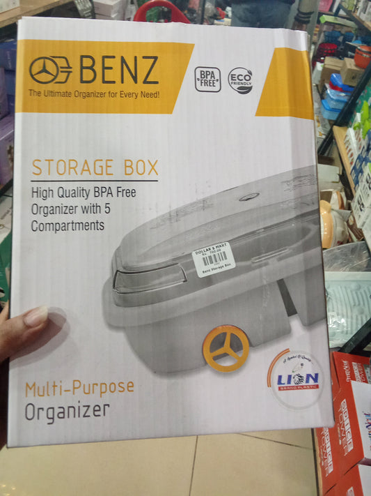 Benz Storage Box - Stylish & Spacious Organizer for Home