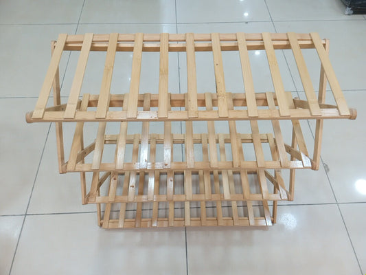 Wooden Shoe Rack 7 - Spacious & Durable Shoe Organizer