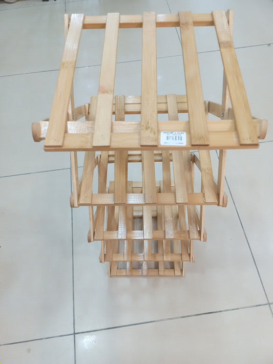 Wooden Foldable Shoe Rack 5 Layers - Space-Saving Shoe Organizer