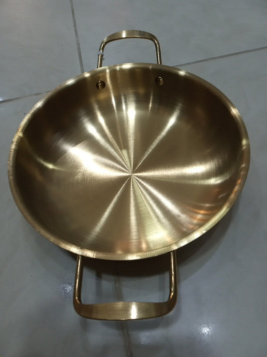 Golden Karahi 26CM - Elegant & Durable Cookware for Special Occasions