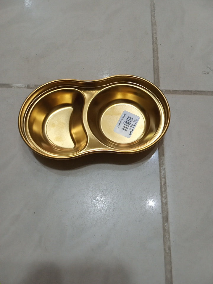 Goldens Plate 2 Portion - Elegant Serving