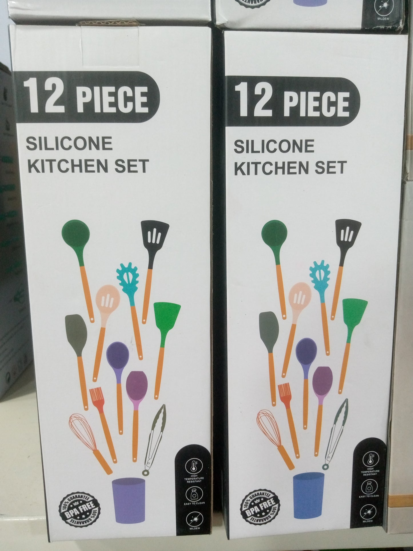 Silicon Kitchen Set 12PCS - Non-Toxic Tools
