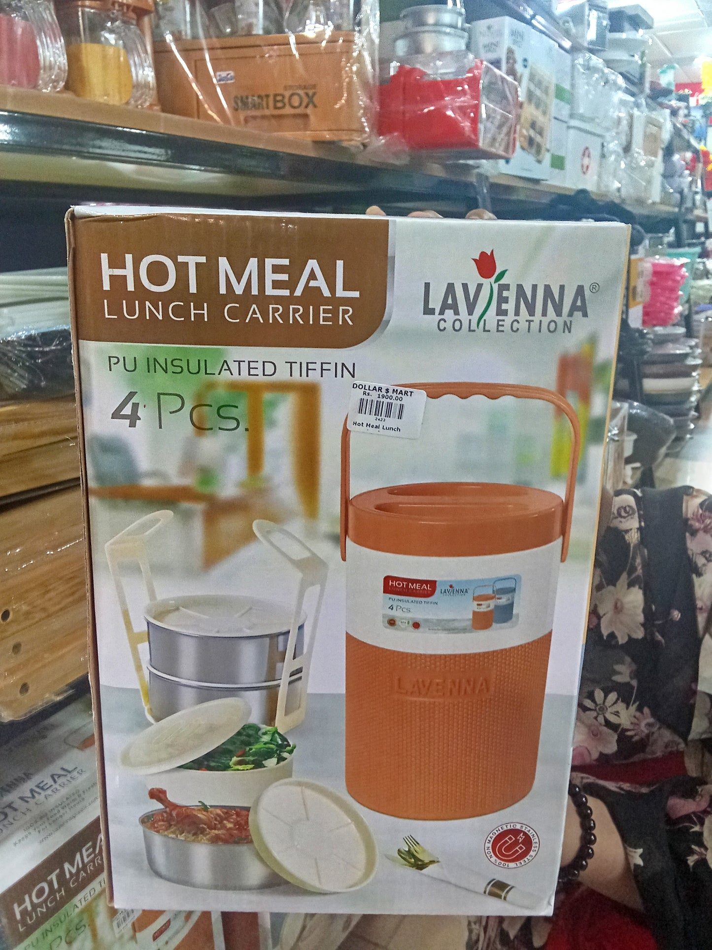 Hot Meal Lunch Carrier - Insulated Food Jar