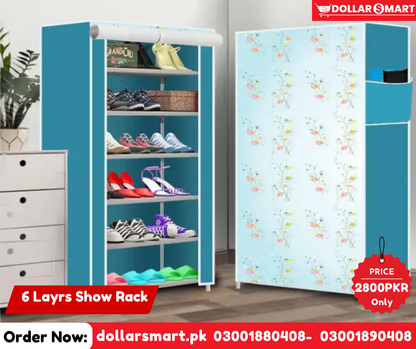 Shoe Rack - Shoe Cabinet - 6 layers rack