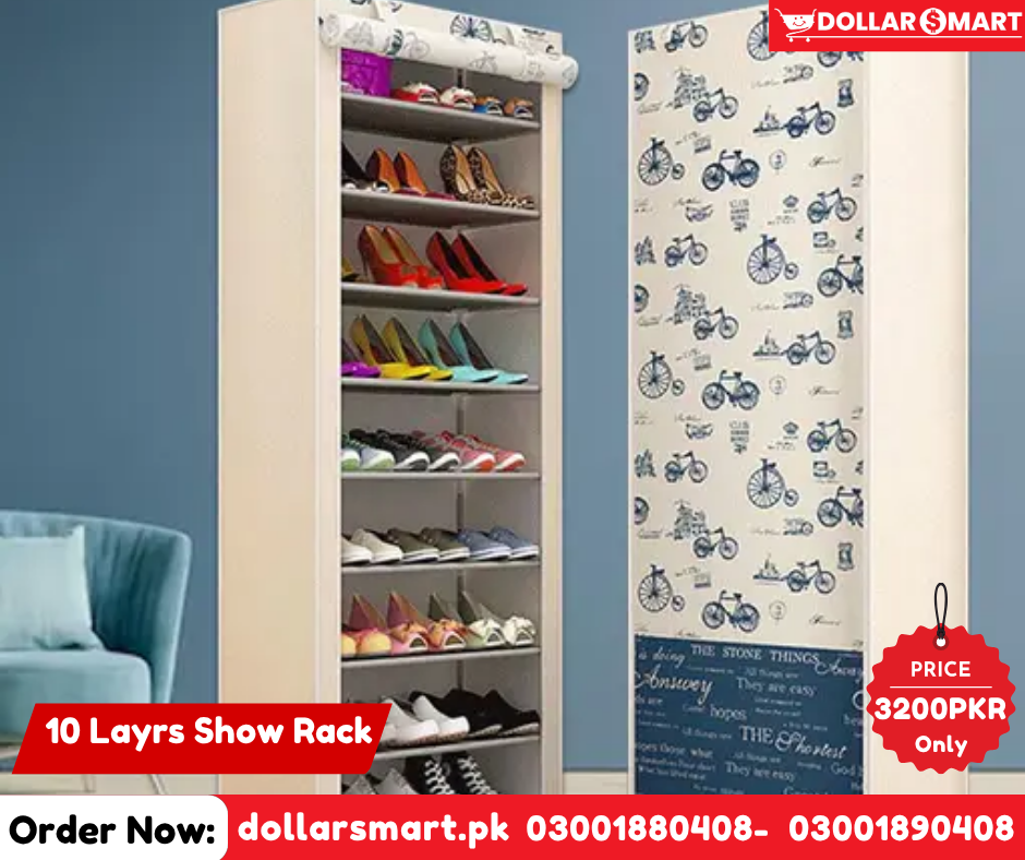 Shoe Rack - Shoe Cabinet - 10 layers rack
