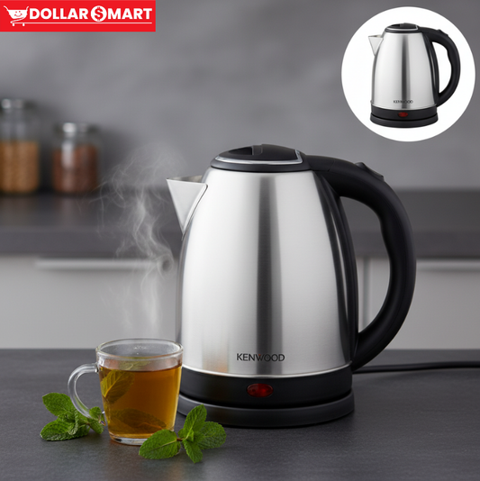 Stainless Steel Electric Kettle – 1000W Fast Boil, Auto Shut-Off