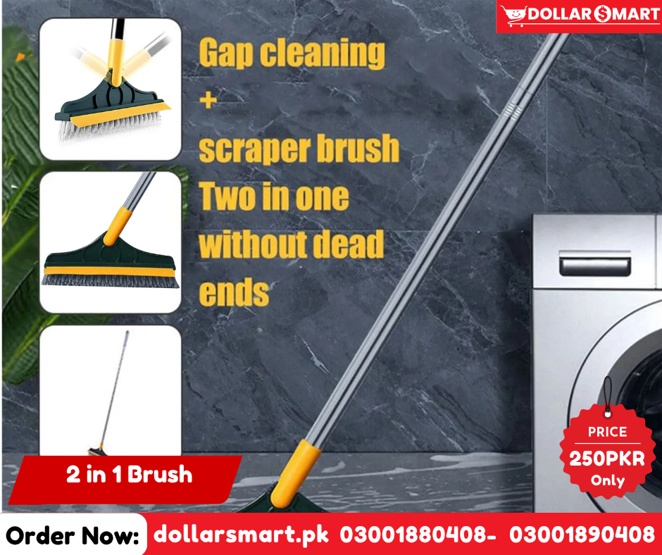 2-in-1 Cleaning Brush with Scraper –  Cleaning brush