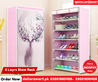 Shoe Rack - Shoe Cabinet - 6 layers rack