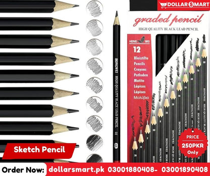 Sketch Pencil - 12 Pencil Set