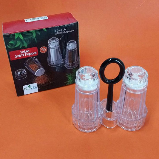 Salt Shaker 2PCS Plastic - Compact Dispenser