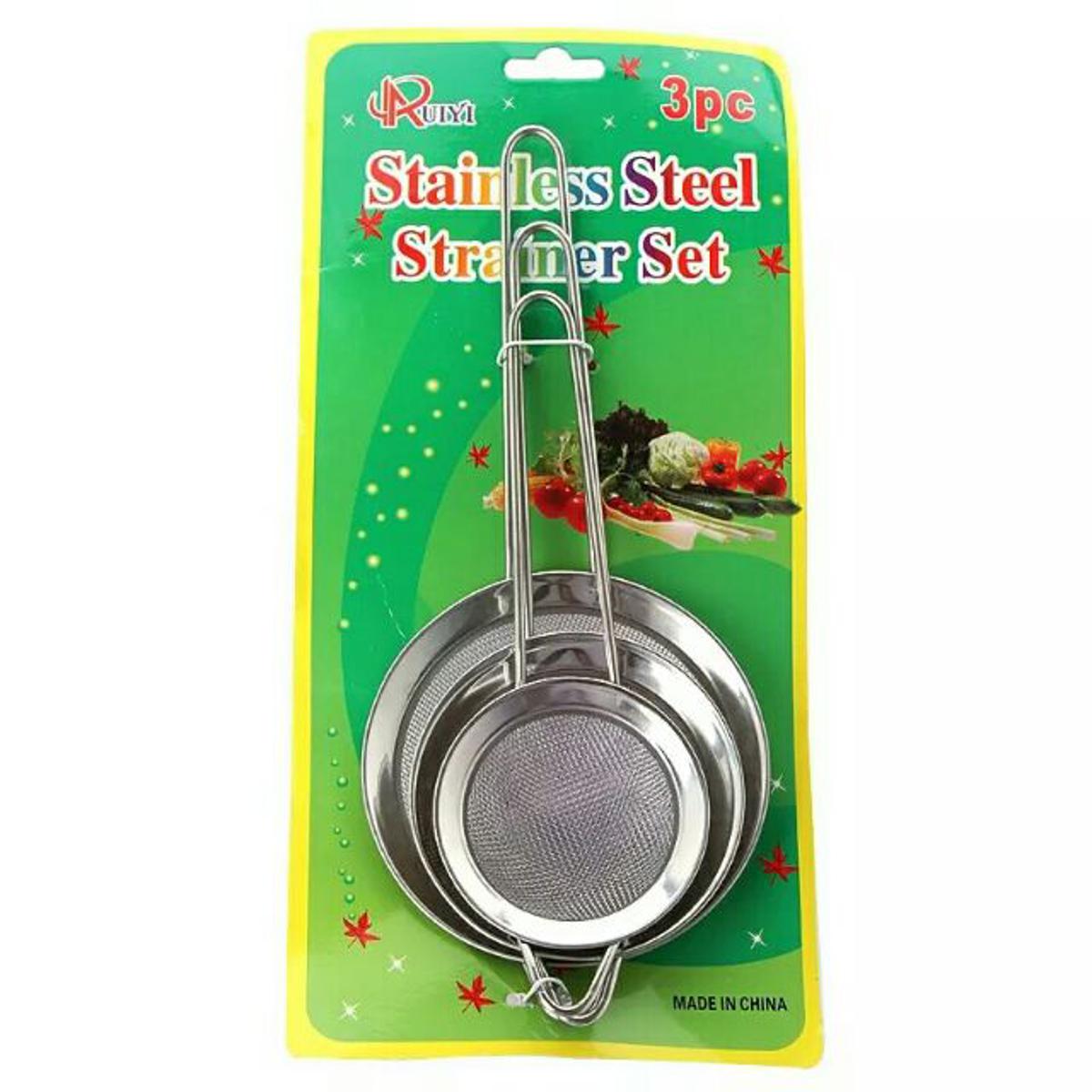 Tea Steiner 3PCS - Stainless Steel Tea Strainers