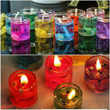 Jell Candle 6PCS - Decorative Gel Candles