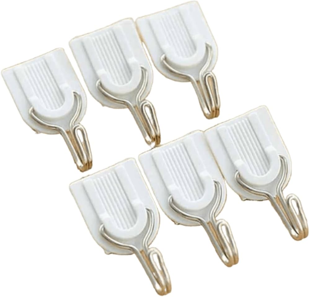 Cloth Hook 6PCS - Durable Wall-Mounted Hooks