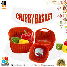 Omega Cherry Basket - Compact Fruit Organizer