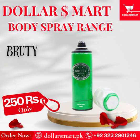 BS03 Perfumed Body Spray Bruty - 200ML