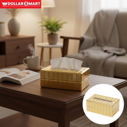 Golden Tissue Box