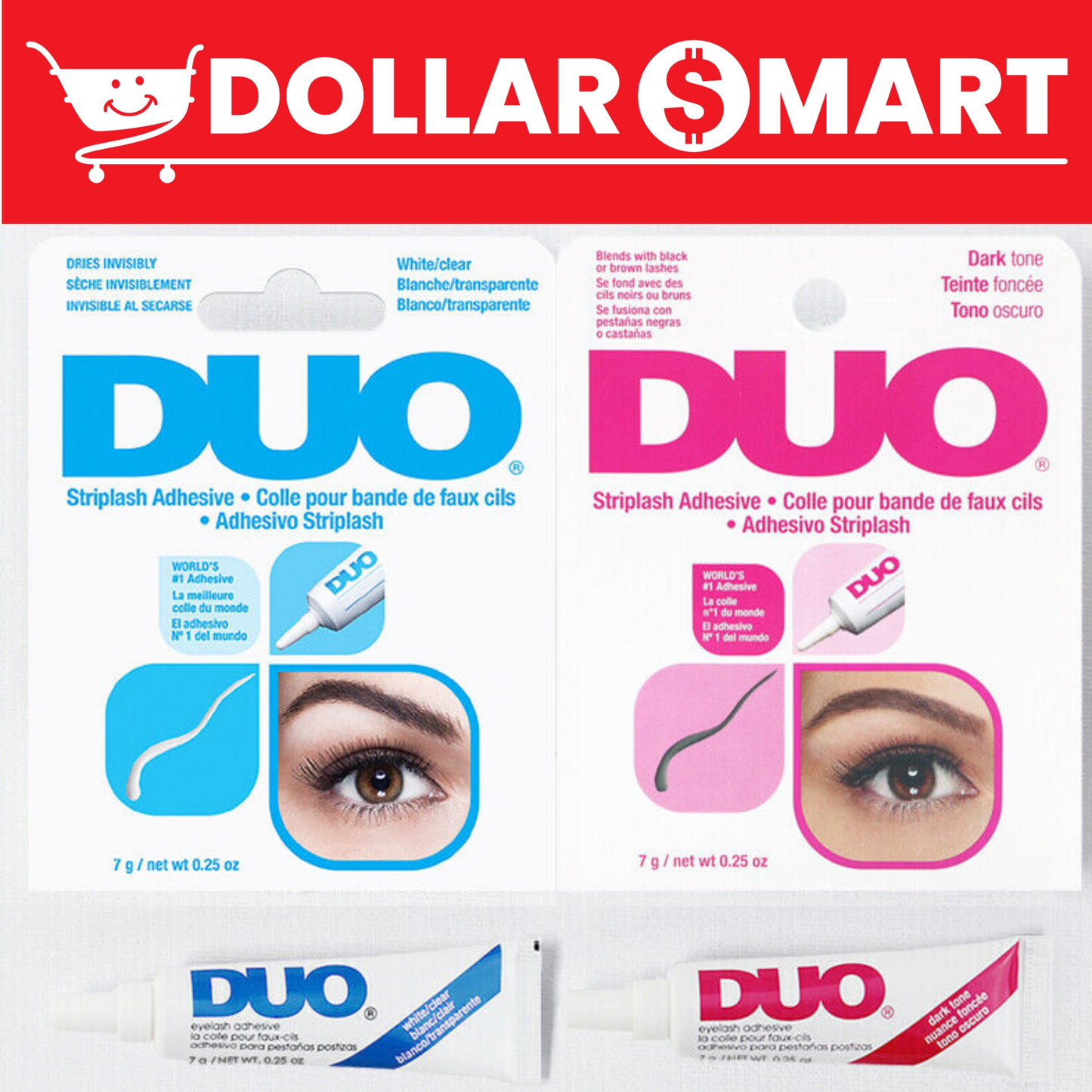 Duo Eye Lashes Adhesive Glue, Professional Quality, Long-Lasting Hold, Quick-Drying Formula, Waterproof, Easy Application, Perfect for All Eyelash Types | DUO Eyelash