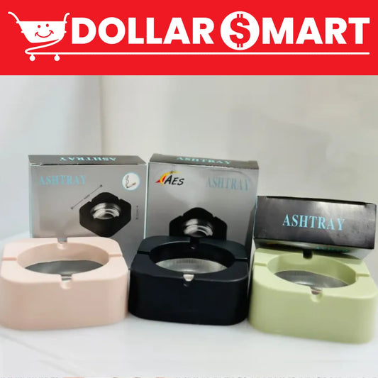High Qualit AES Steel Plastic Ashtray Imported