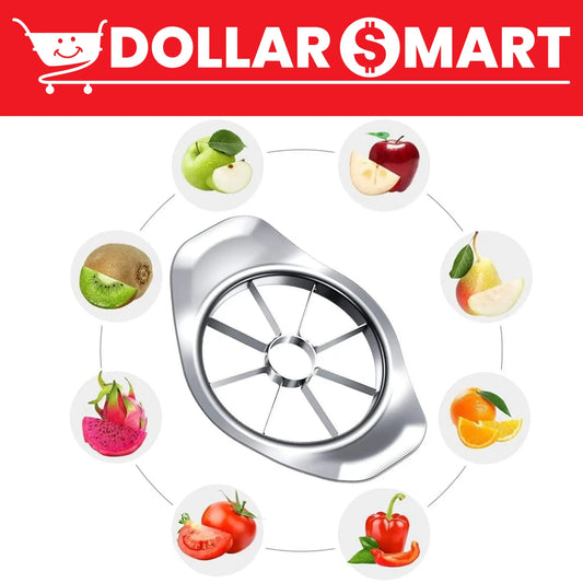 Openi - Stainless Steel Fruit Slicer Knife - Apple Cutter Peeler - Dicing Gadget Cut Tool Corers