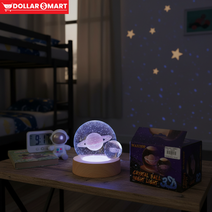 Crystal Lamp Wood