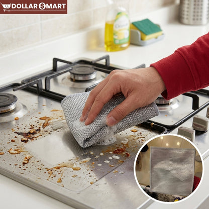 Kitchen SILVER NET Cloth 10pcs