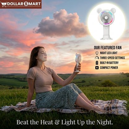 RGB Mini Fan - Dollar$ Mart