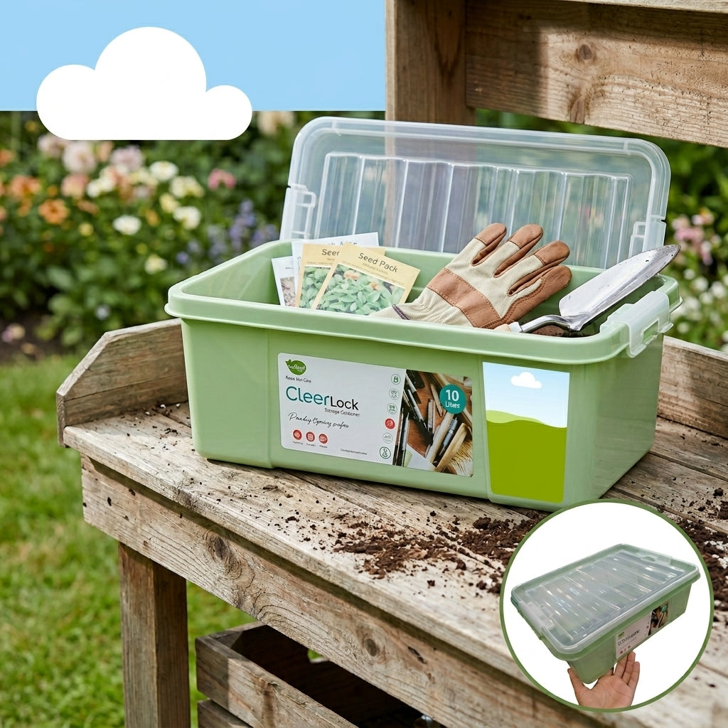 Clear Lock Container 10 ltr