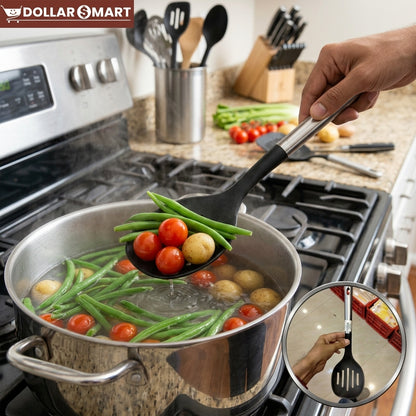 Steel Handle Large Spoon
