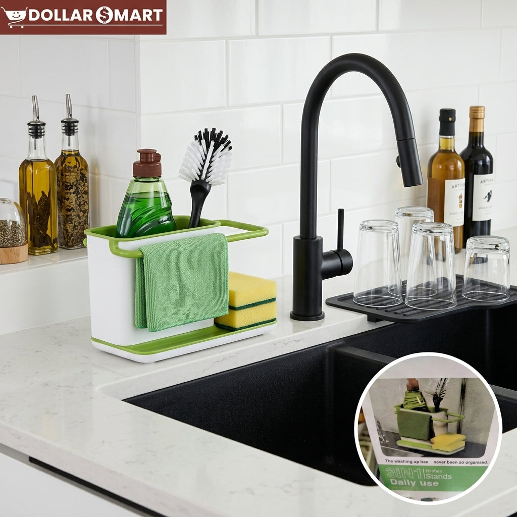 3 in 1 Kitchen Organizer with storage space