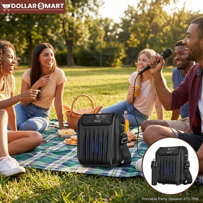 Party Speaker Protable with Mic 4 Inch
