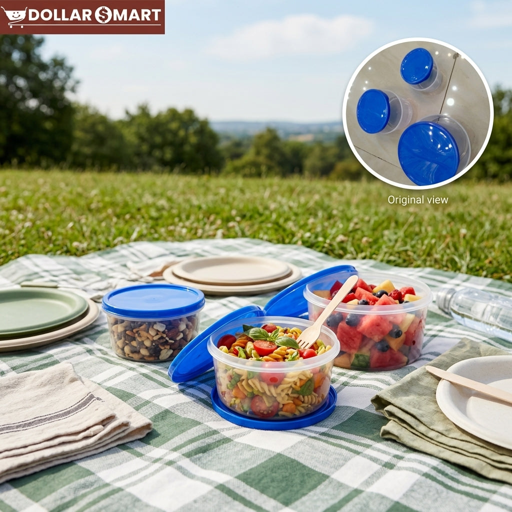Airtight Food Container Set of 3 - Dollar$ Mart