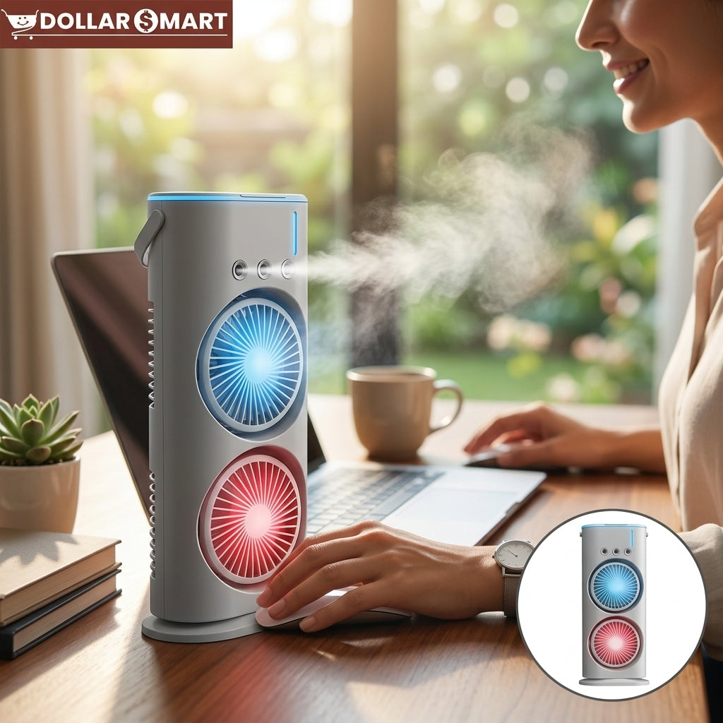 Double Head Mist Sprayer Fan