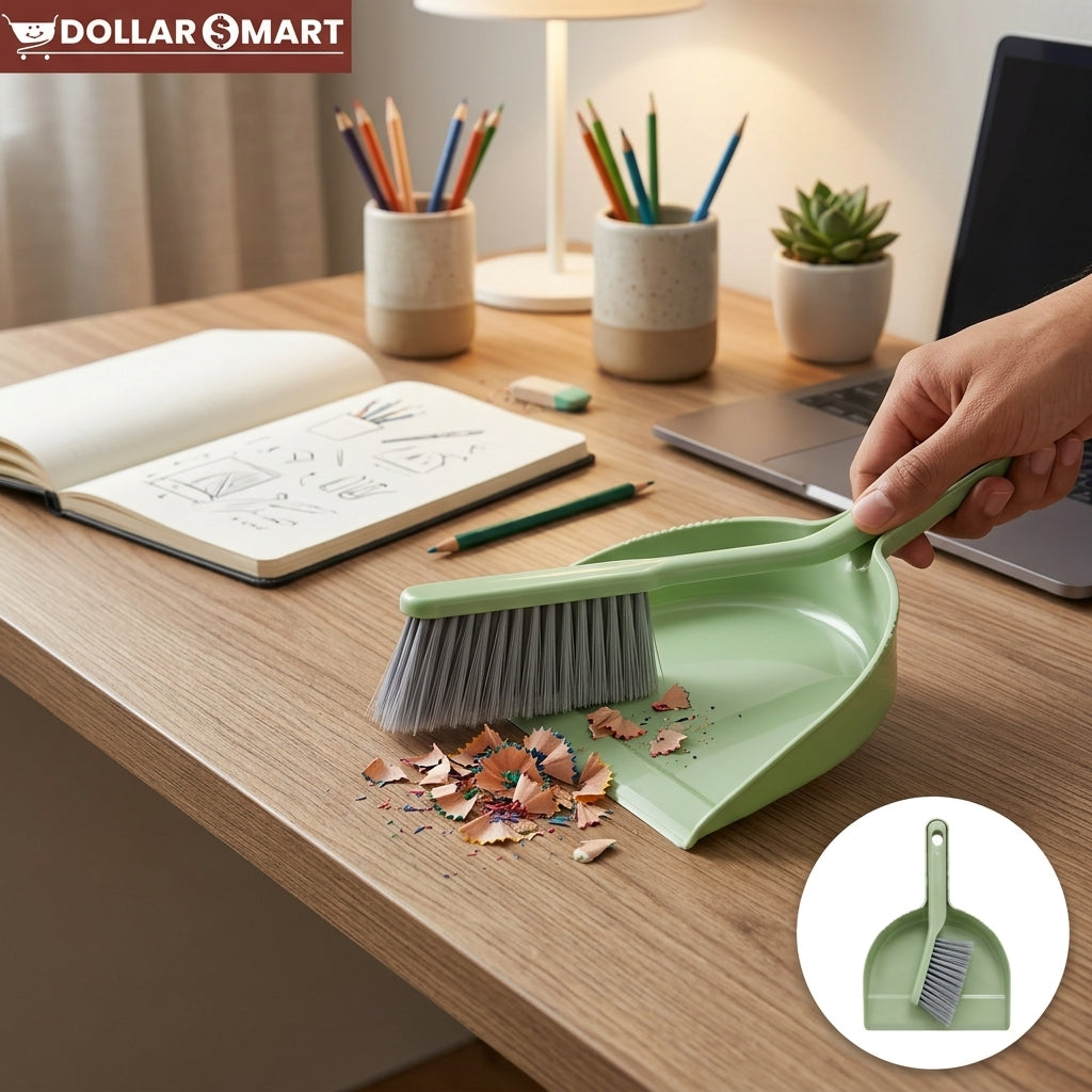 Dust Pan with Brush