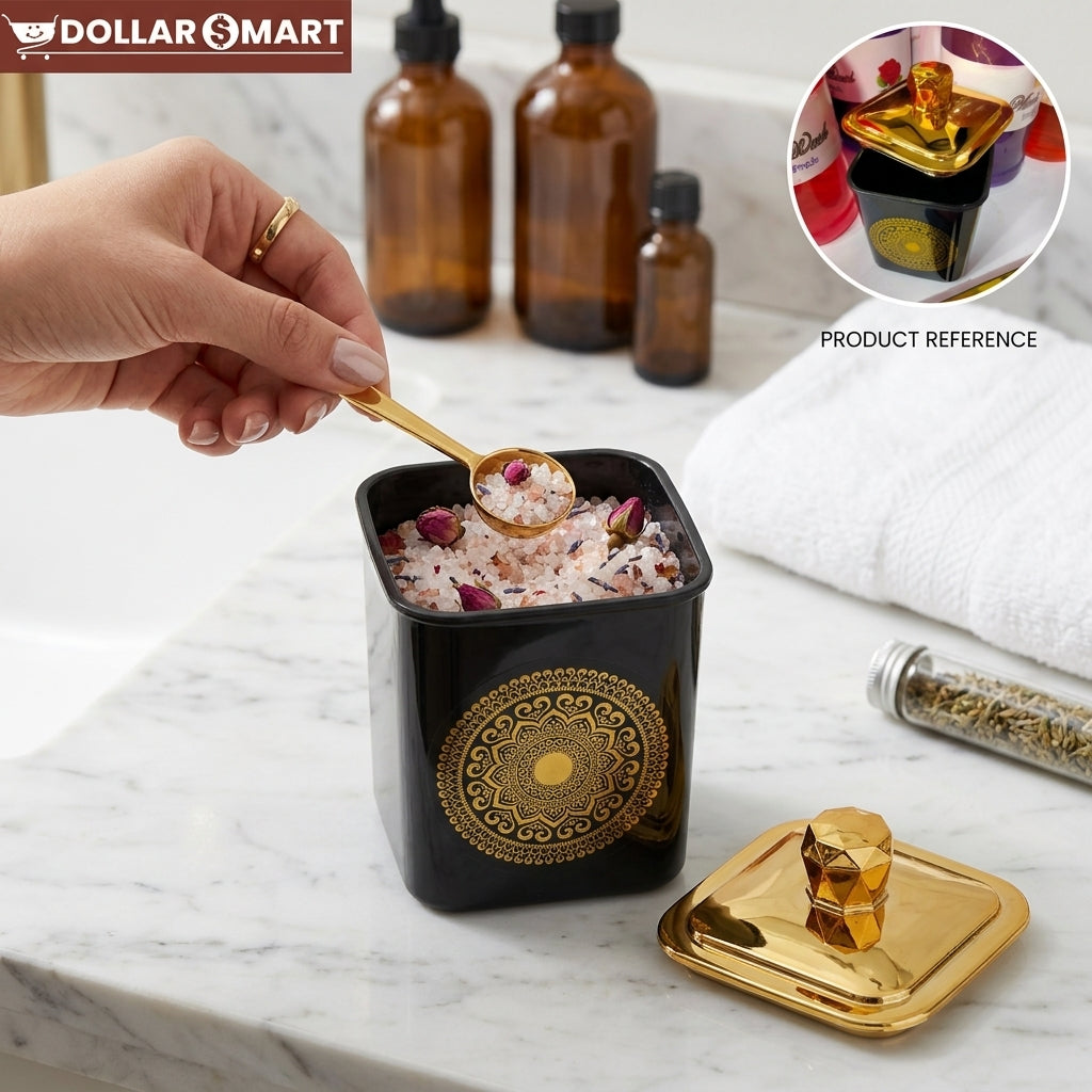 Jar With Golden Lid