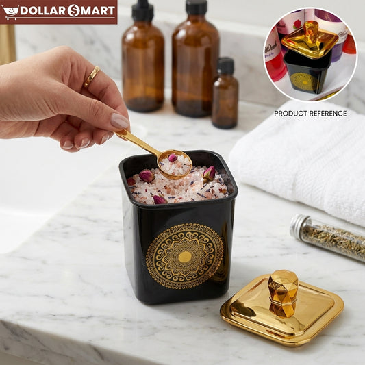 Jar With Golden Lid